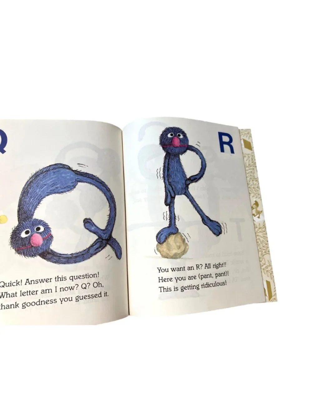 Grovers Own Alphabet 1978 Sesame Street Little Golden Book Hardcover